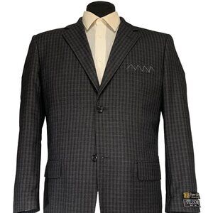 TESSORI ITALIAN SPORT JACKET TS SUPER 150'S 42R 46R MILAN ITALY A aall2397 (24)